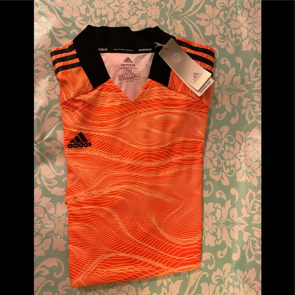 ADIDAS WOMENS CONDIVO 21 GOALKEEPER JERSEY SZ 2Xl